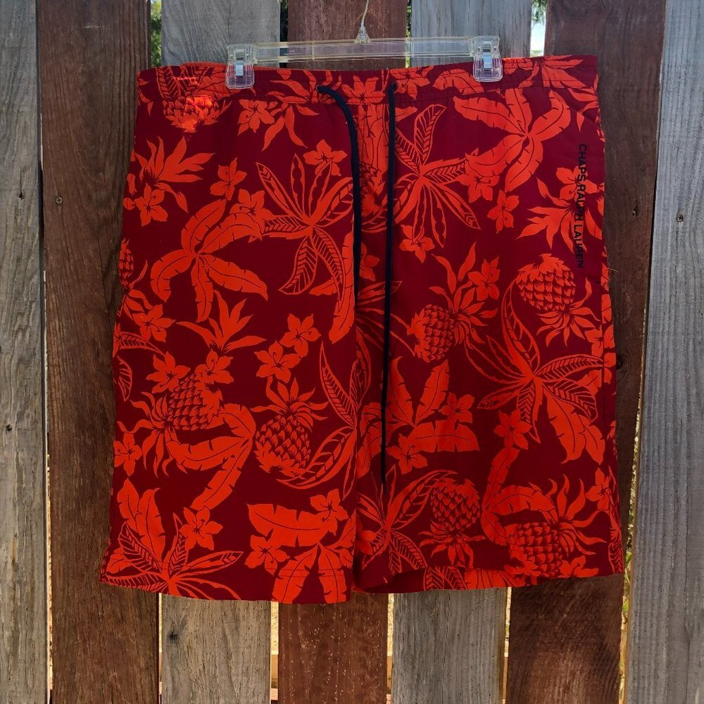 Vintage Y2K CHAPS Ralph Lauren swim trunks XL